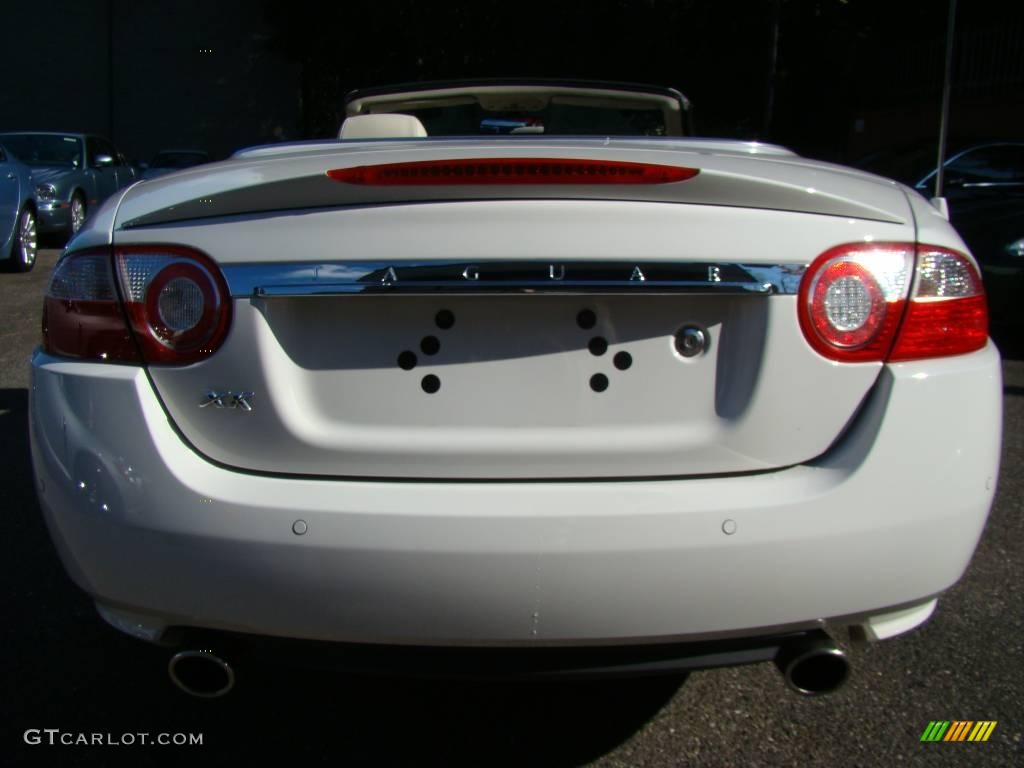 2007 XK XK8 Convertible - White Onyx / Ivory/Slate photo #4