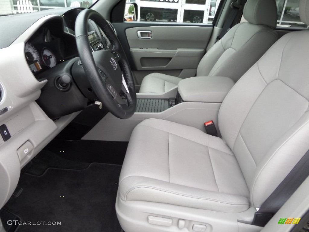 Gray Interior 2014 Honda Pilot EX-L 4WD Photo #93134820
