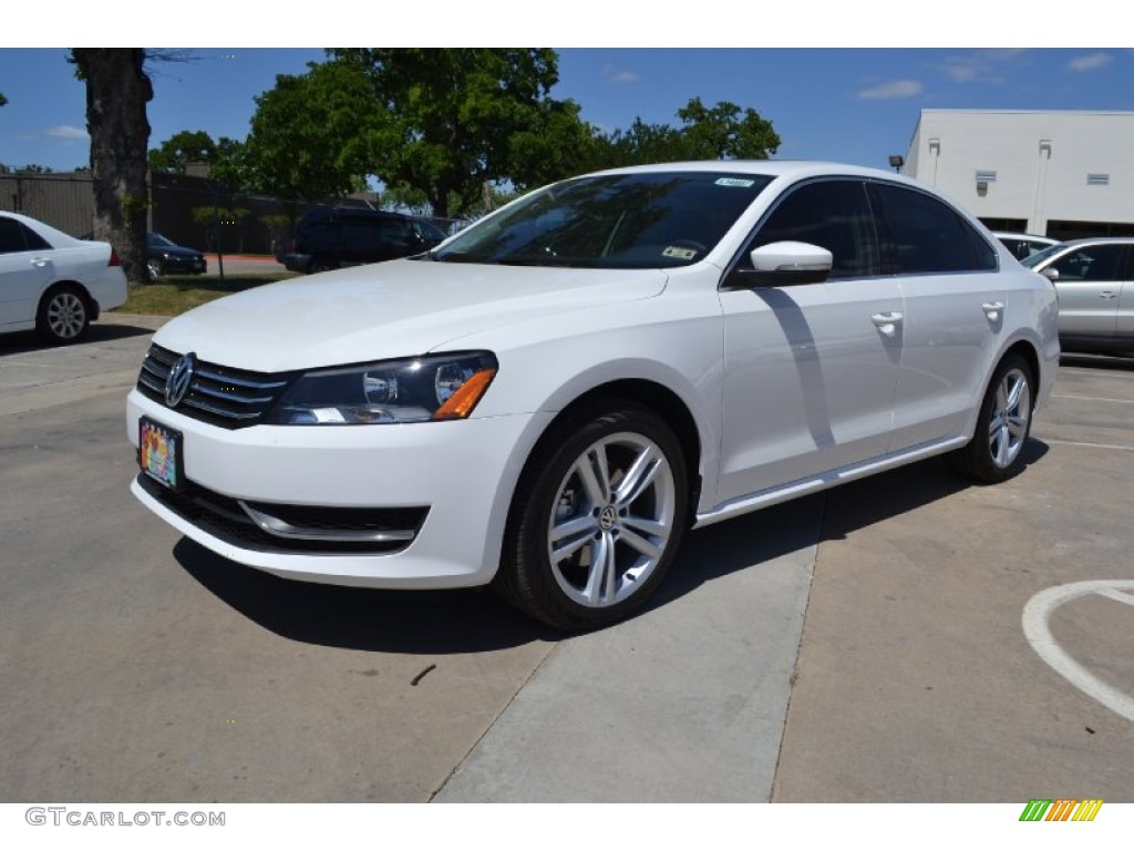 Candy White Volkswagen Passat