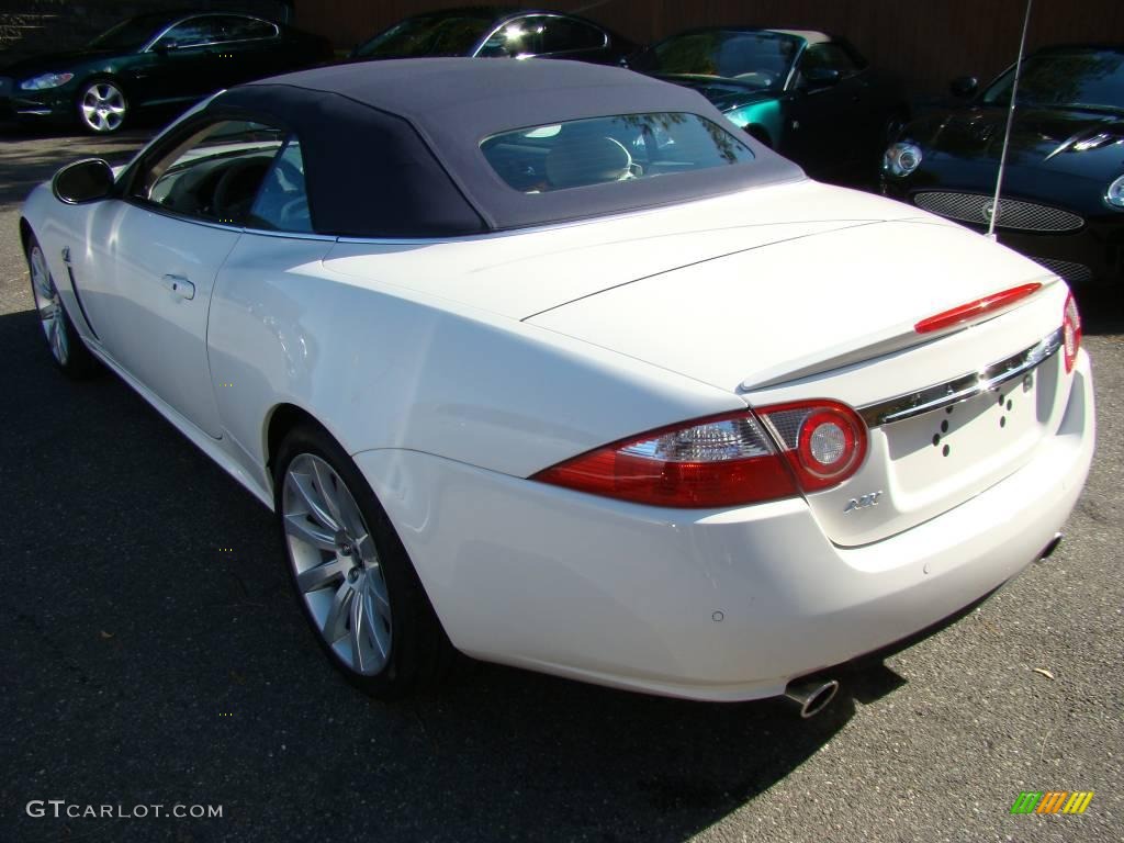 2007 XK XK8 Convertible - White Onyx / Ivory/Slate photo #9