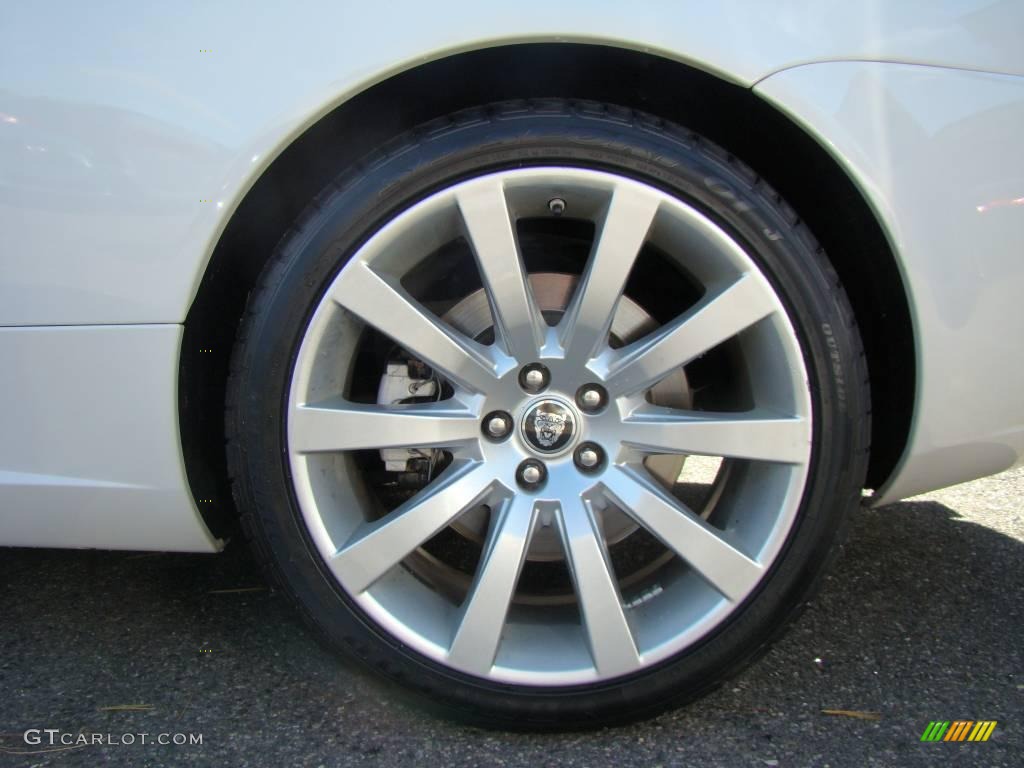 2007 XK XK8 Convertible - White Onyx / Ivory/Slate photo #10