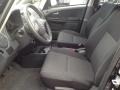 2013 Suzuki SX4 Black Interior Front Seat Photo