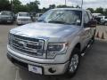 2014 Ingot Silver Ford F150 XLT SuperCrew  photo #3