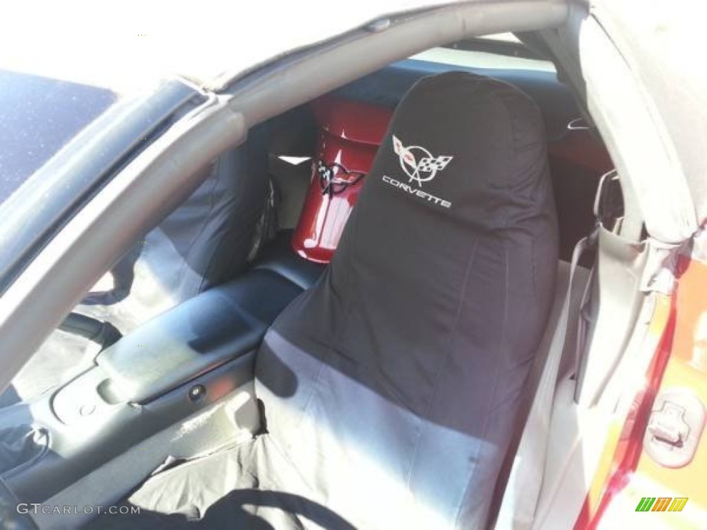 1999 Corvette Convertible - Magnetic Red Metallic / Light Oak photo #8