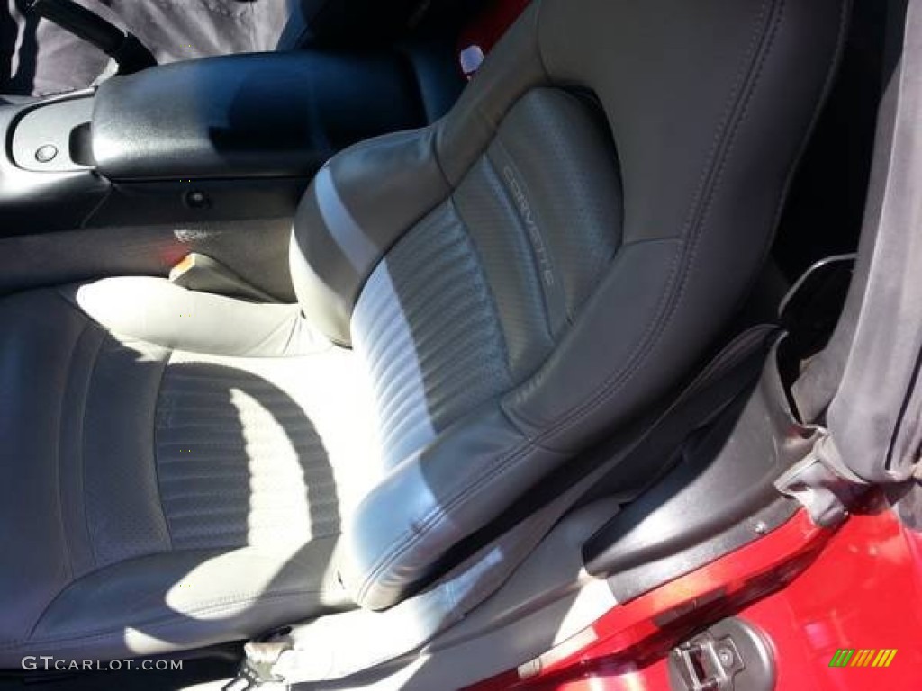 1999 Corvette Convertible - Magnetic Red Metallic / Light Oak photo #9