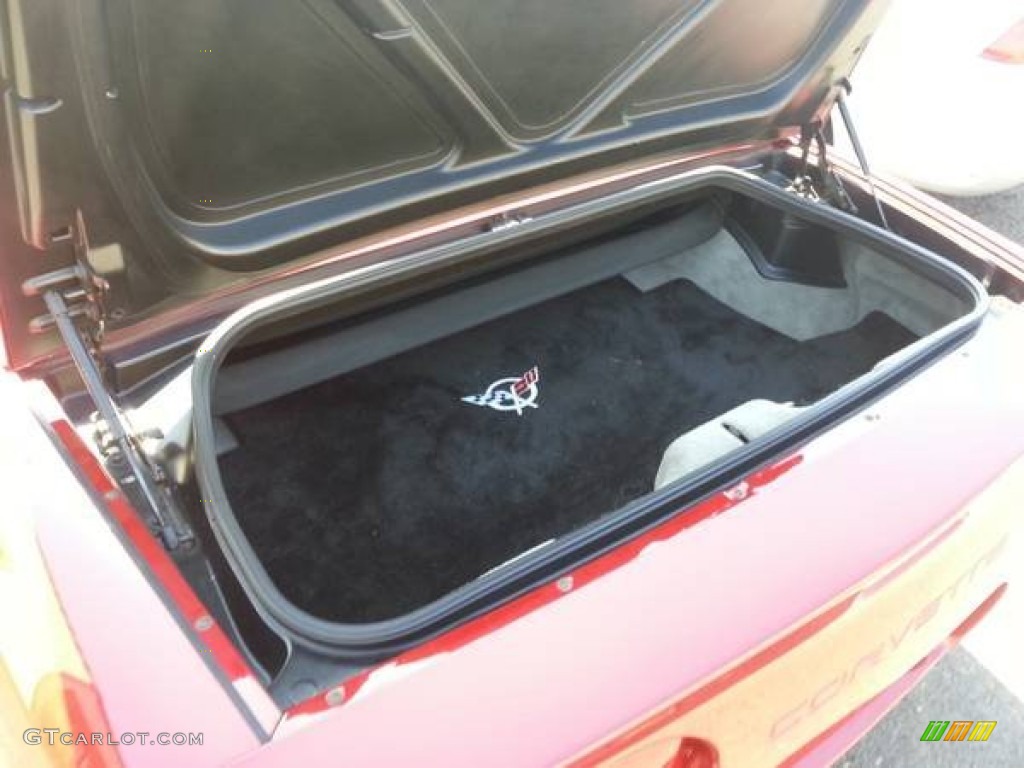 1999 Corvette Convertible - Magnetic Red Metallic / Light Oak photo #11