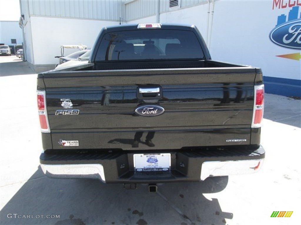 2014 F150 XLT SuperCrew - Tuxedo Black / Steel Grey photo #6