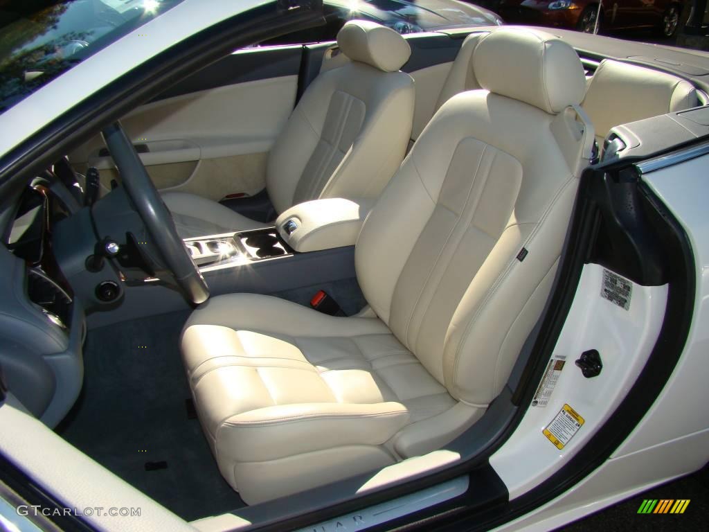 2007 XK XK8 Convertible - White Onyx / Ivory/Slate photo #14