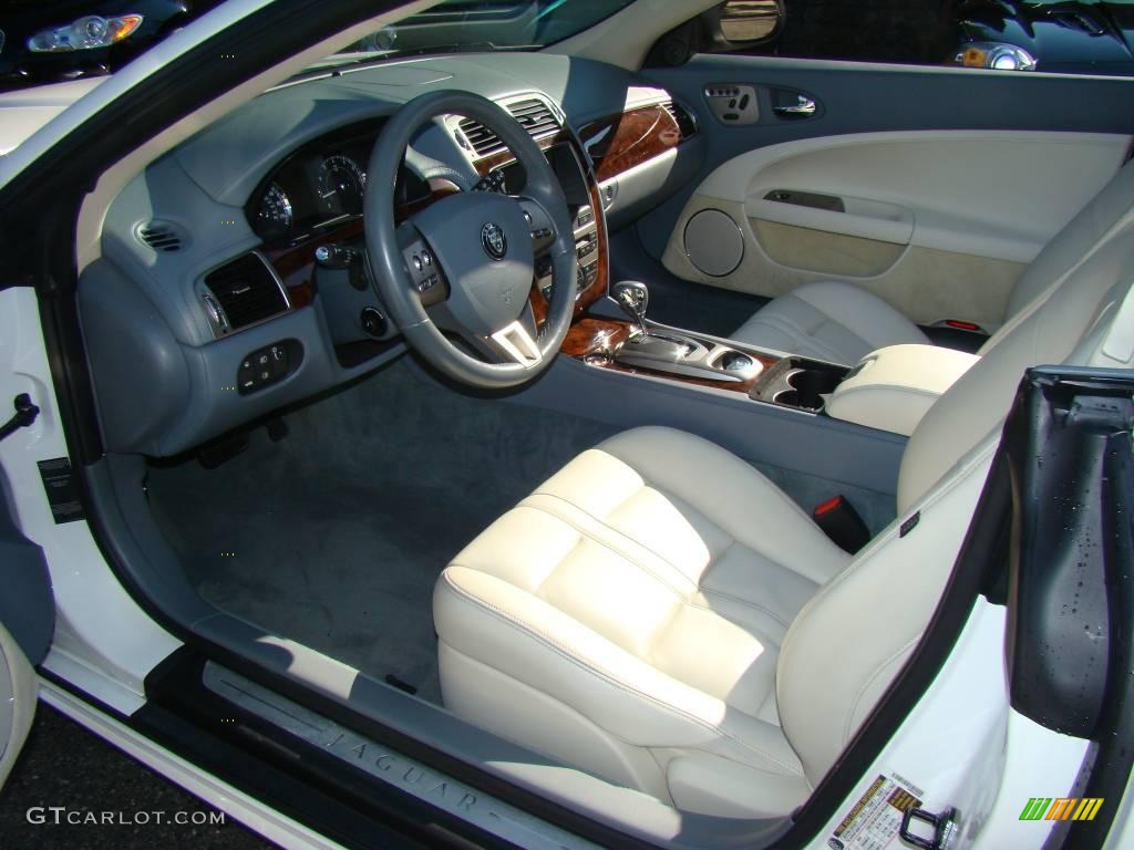 2007 XK XK8 Convertible - White Onyx / Ivory/Slate photo #16