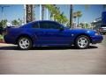 2004 Sonic Blue Metallic Ford Mustang V6 Coupe  photo #13
