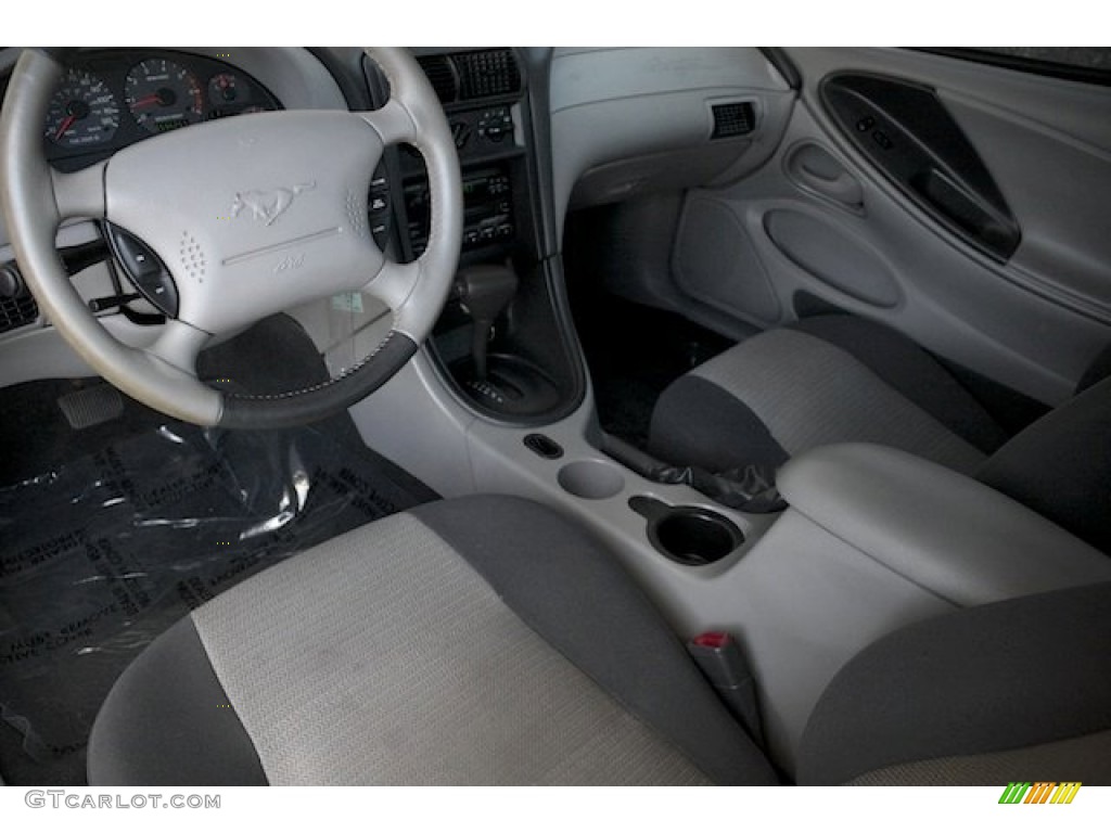 2004 Mustang V6 Coupe - Sonic Blue Metallic / Medium Graphite photo #14