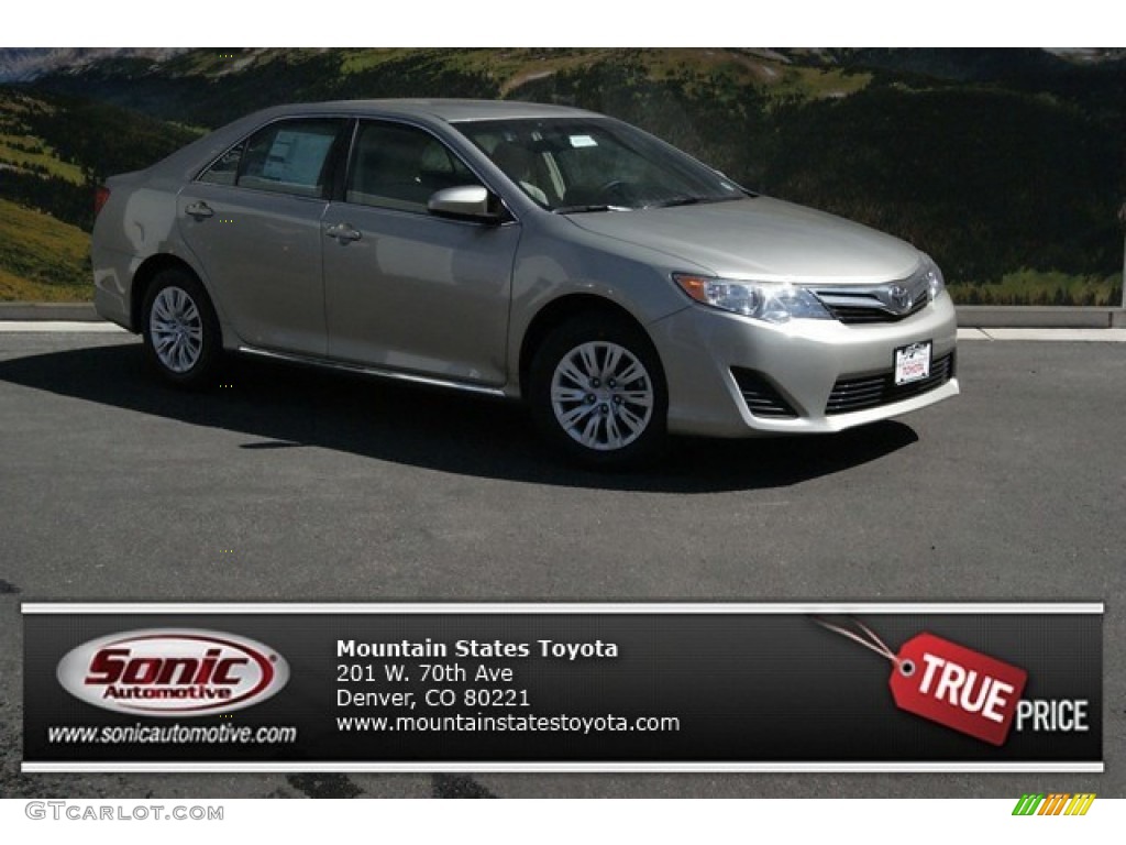 2014 Camry LE - Champagne Mica / Ivory photo #1