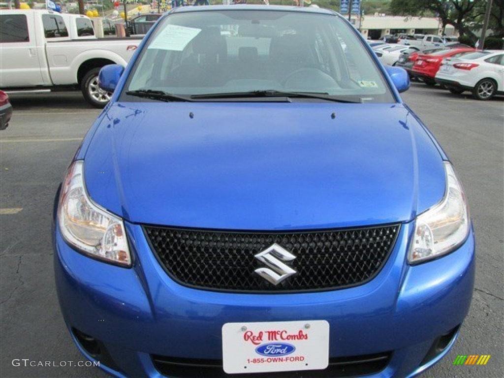 2013 SX4 Sedan LE Popular Package - Boost Blue Metallic / Black photo #2