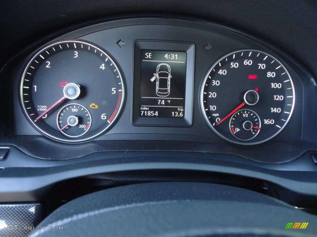 2010 Volkswagen Jetta TDI Cup Street Edition Gauges Photo #93145417