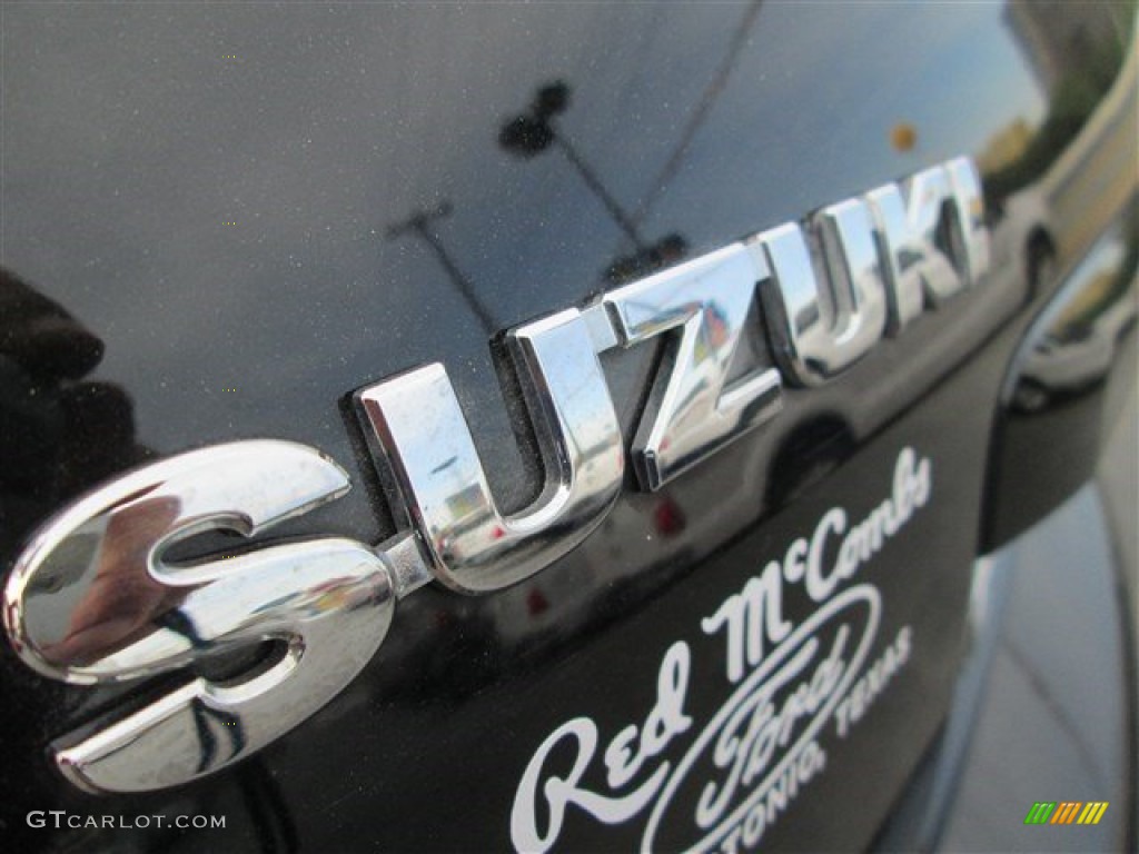 2013 SX4 Sedan LE Popular Package - Super Black Metallic / Black photo #6