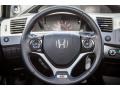 Black 2012 Honda Civic Si Sedan Steering Wheel