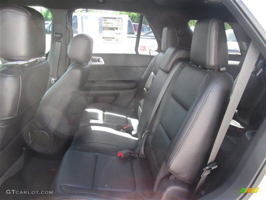 2014 Explorer XLT - White Platinum / Charcoal Black photo #12