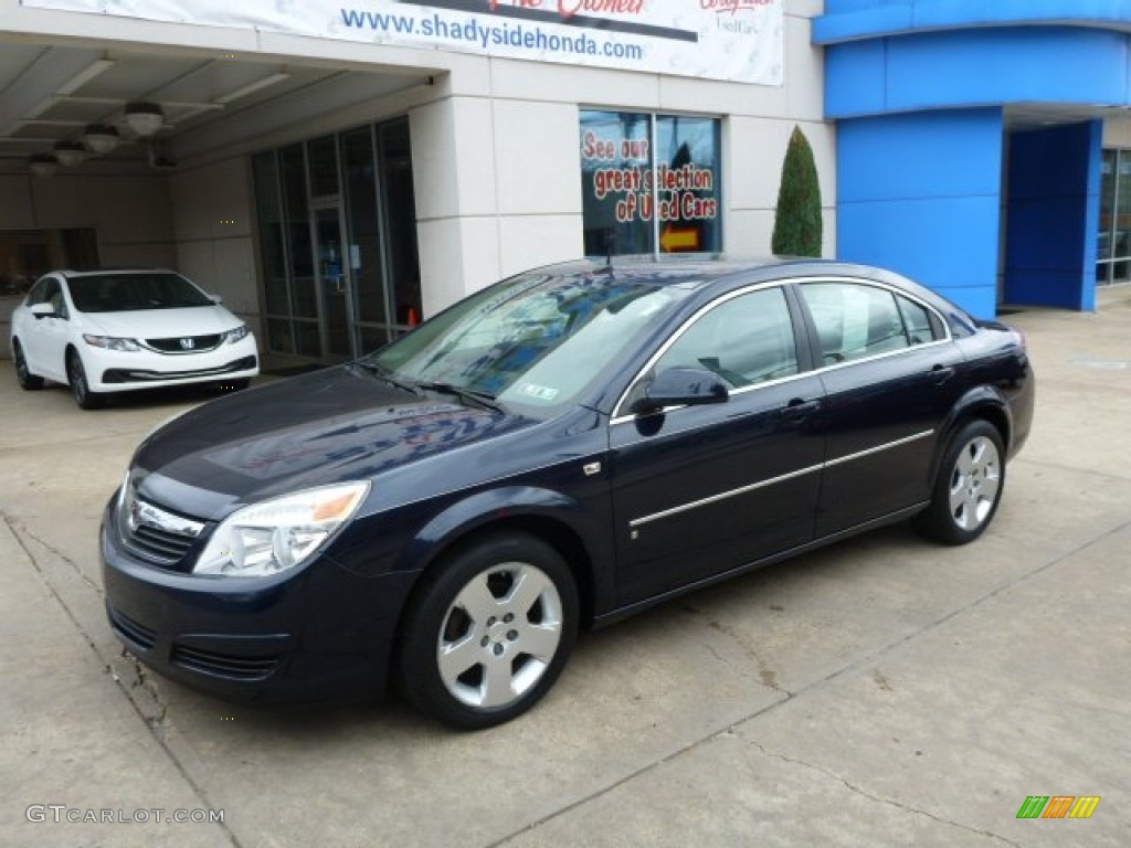 Midnight Blue Metallic Saturn Aura