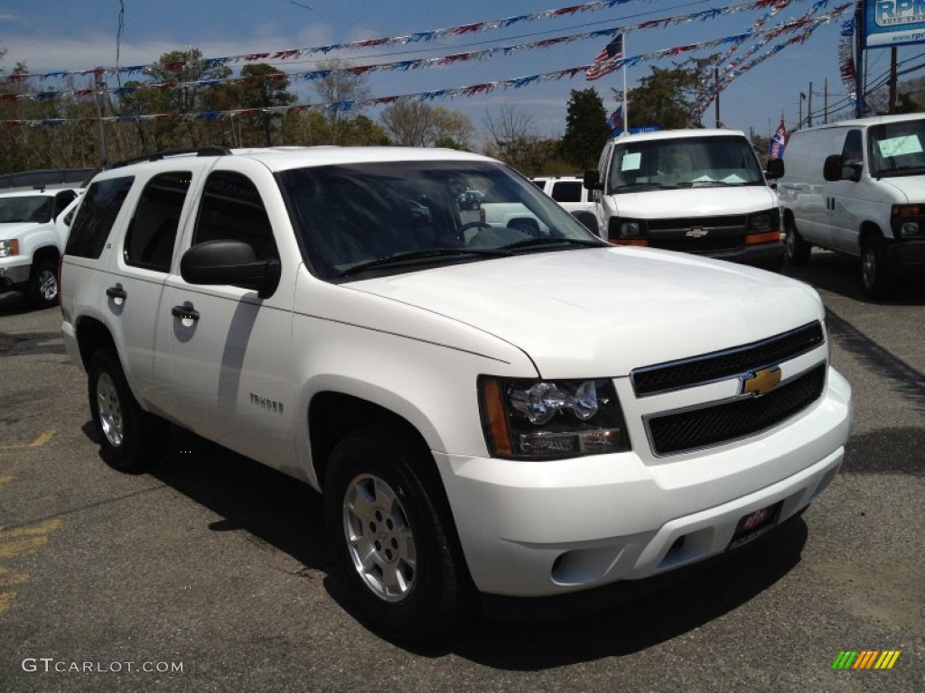 2007 Tahoe LS 4x4 - Summit White / Dark Titanium/Light Titanium photo #5