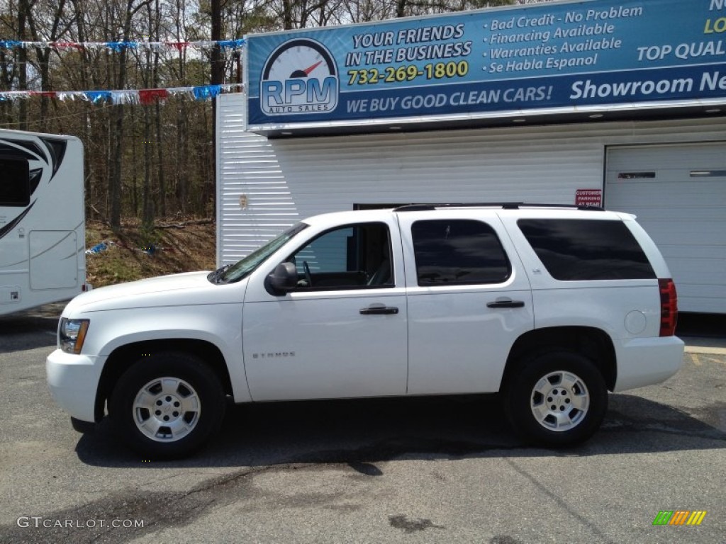 2007 Tahoe LS 4x4 - Summit White / Dark Titanium/Light Titanium photo #19