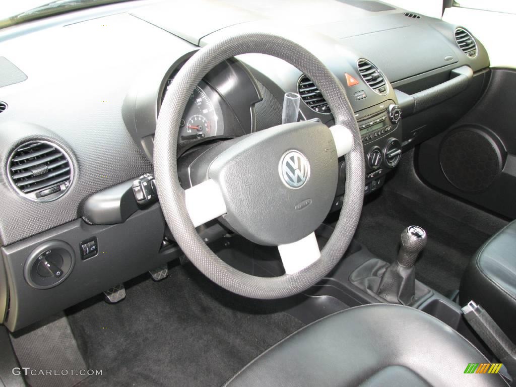 2006 New Beetle 2.5 Convertible - Mellow Yellow / Black photo #14