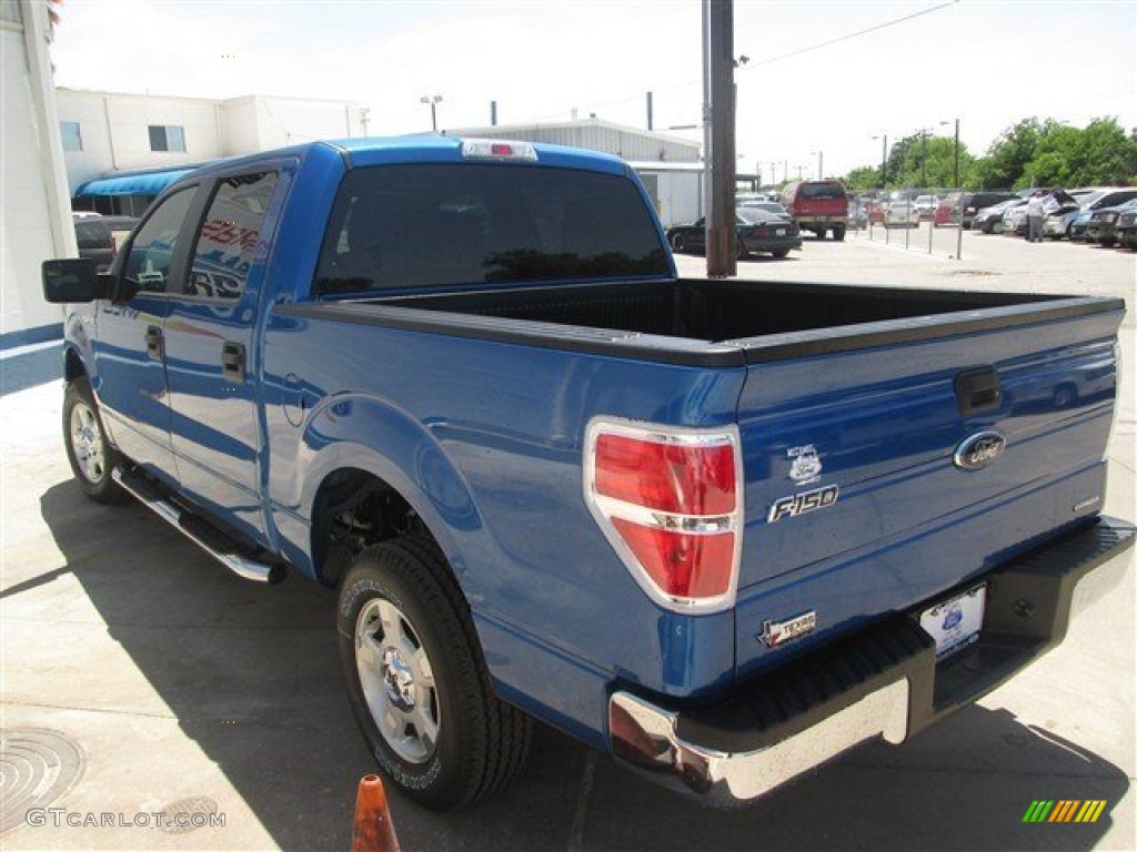 2014 F150 XLT SuperCrew - Blue Flame / Steel Grey photo #7