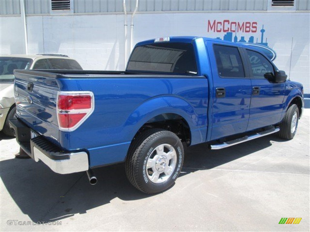 2014 F150 XLT SuperCrew - Blue Flame / Steel Grey photo #9