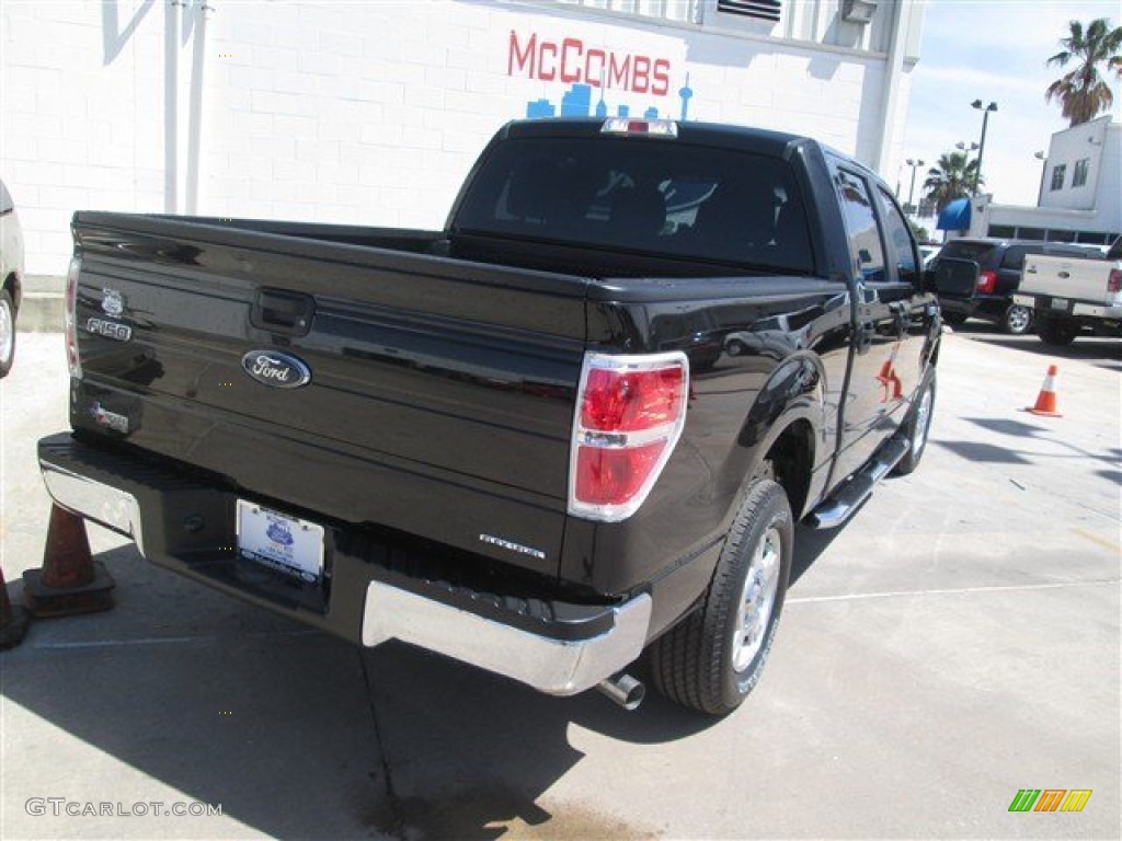 2014 F150 XLT SuperCrew - Tuxedo Black / Steel Grey photo #12