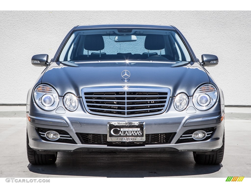 2008 E 550 Sedan - Flint Grey Metallic / Black photo #2