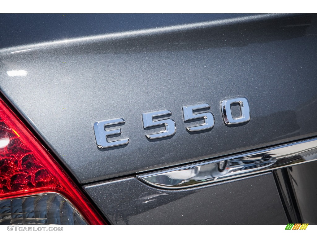 2008 E 550 Sedan - Flint Grey Metallic / Black photo #7