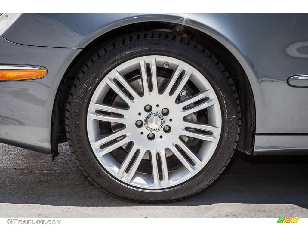2008 E 550 Sedan - Flint Grey Metallic / Black photo #8