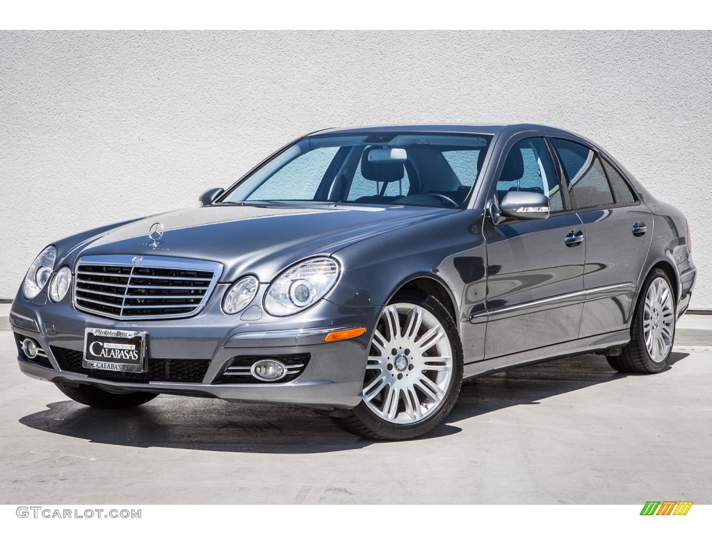 2008 E 550 Sedan - Flint Grey Metallic / Black photo #13