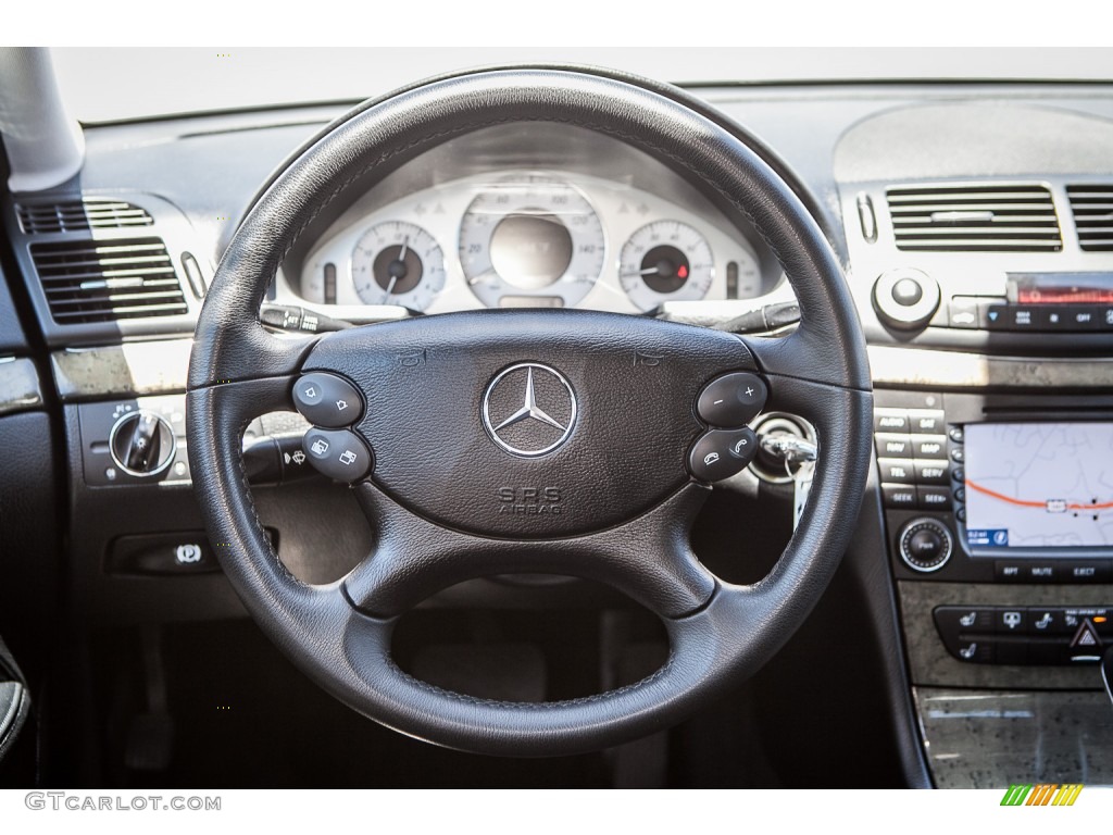 2008 E 550 Sedan - Flint Grey Metallic / Black photo #15