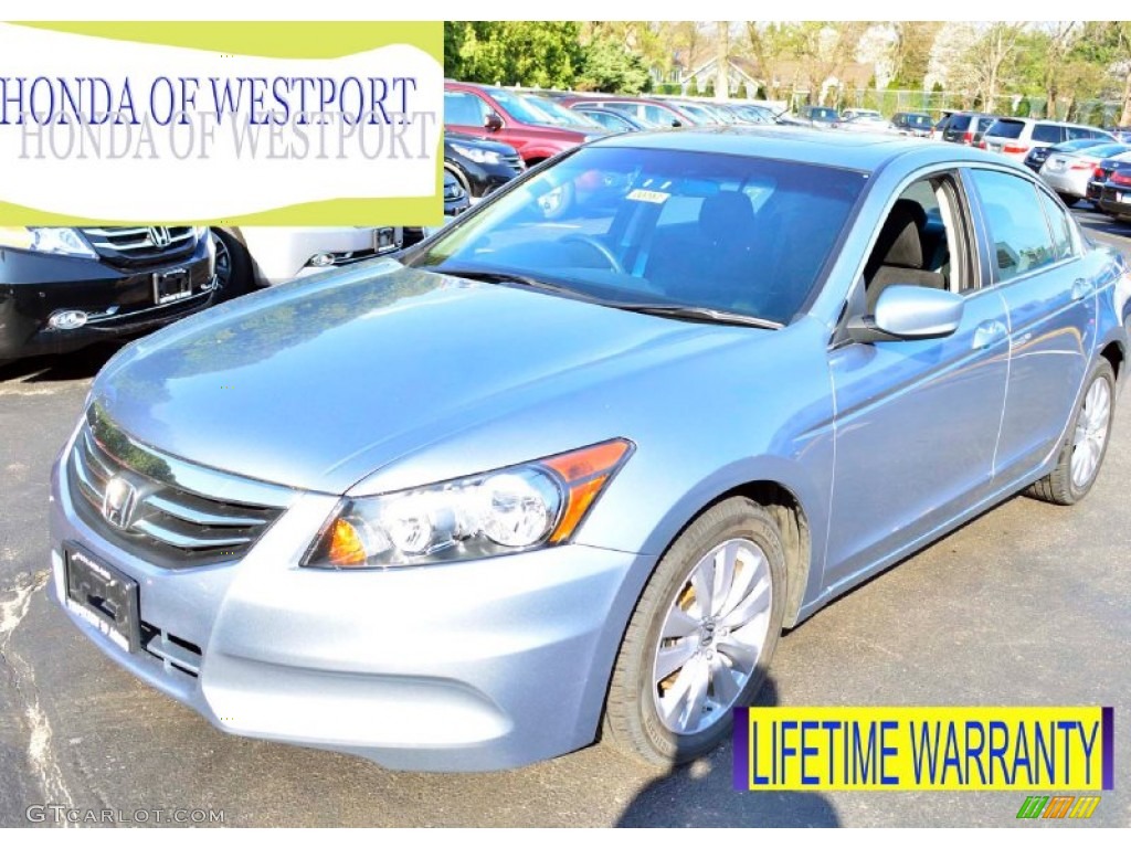 2011 Accord EX Sedan - Celestial Blue Metallic / Gray photo #1