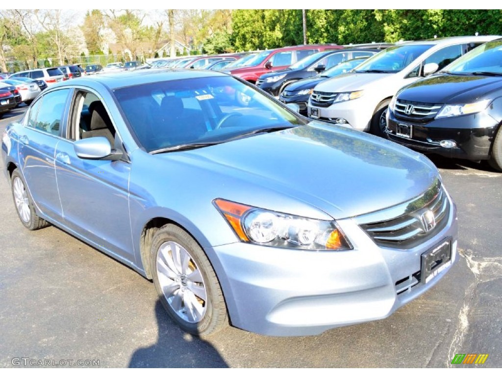 2011 Accord EX Sedan - Celestial Blue Metallic / Gray photo #3
