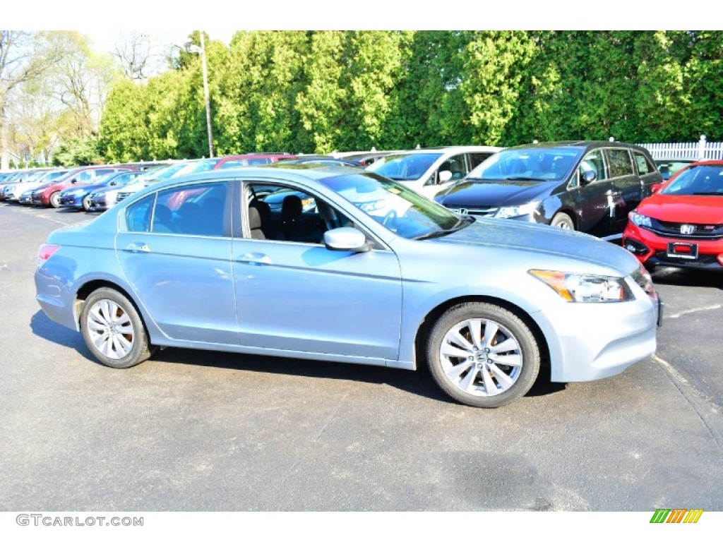 2011 Accord EX Sedan - Celestial Blue Metallic / Gray photo #4