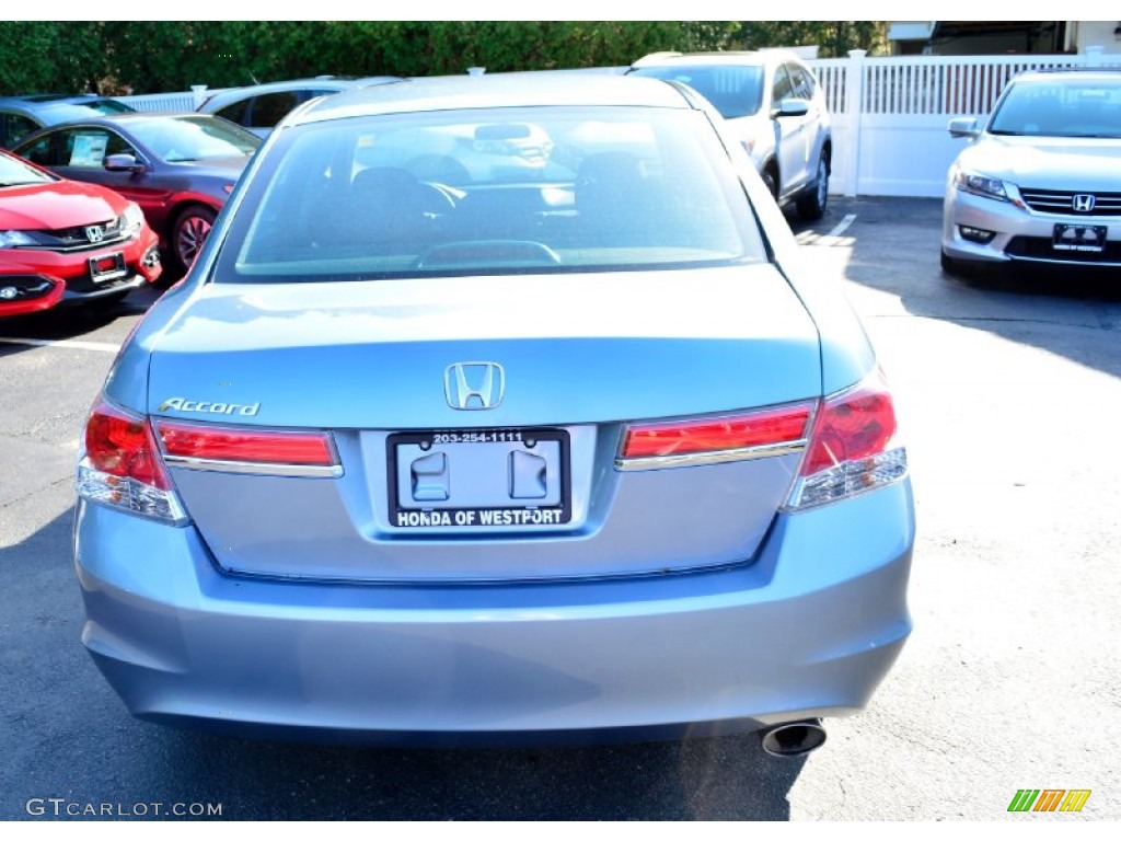 2011 Accord EX Sedan - Celestial Blue Metallic / Gray photo #7