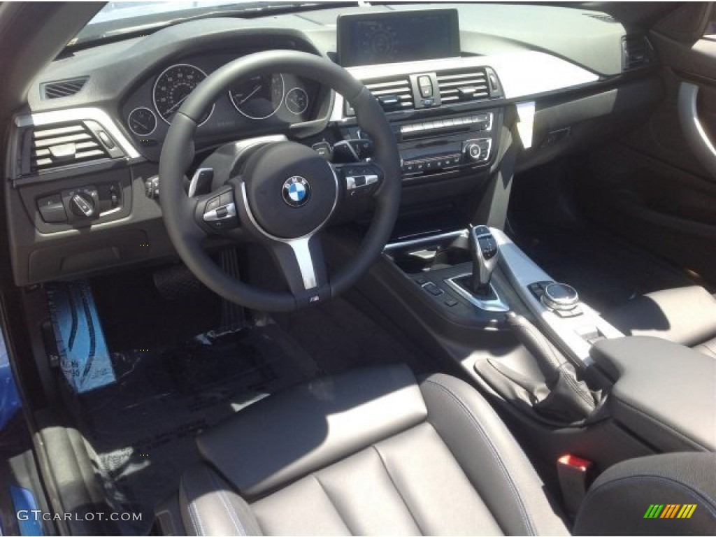 Black Interior 2014 BMW 4 Series 428i Convertible Photo #93151279