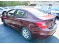 Crimson Pearl - Civic LX Sedan Photo No. 10