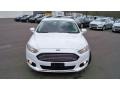 2014 White Platinum Ford Fusion Titanium  photo #2