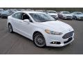 2014 White Platinum Ford Fusion Titanium  photo #3