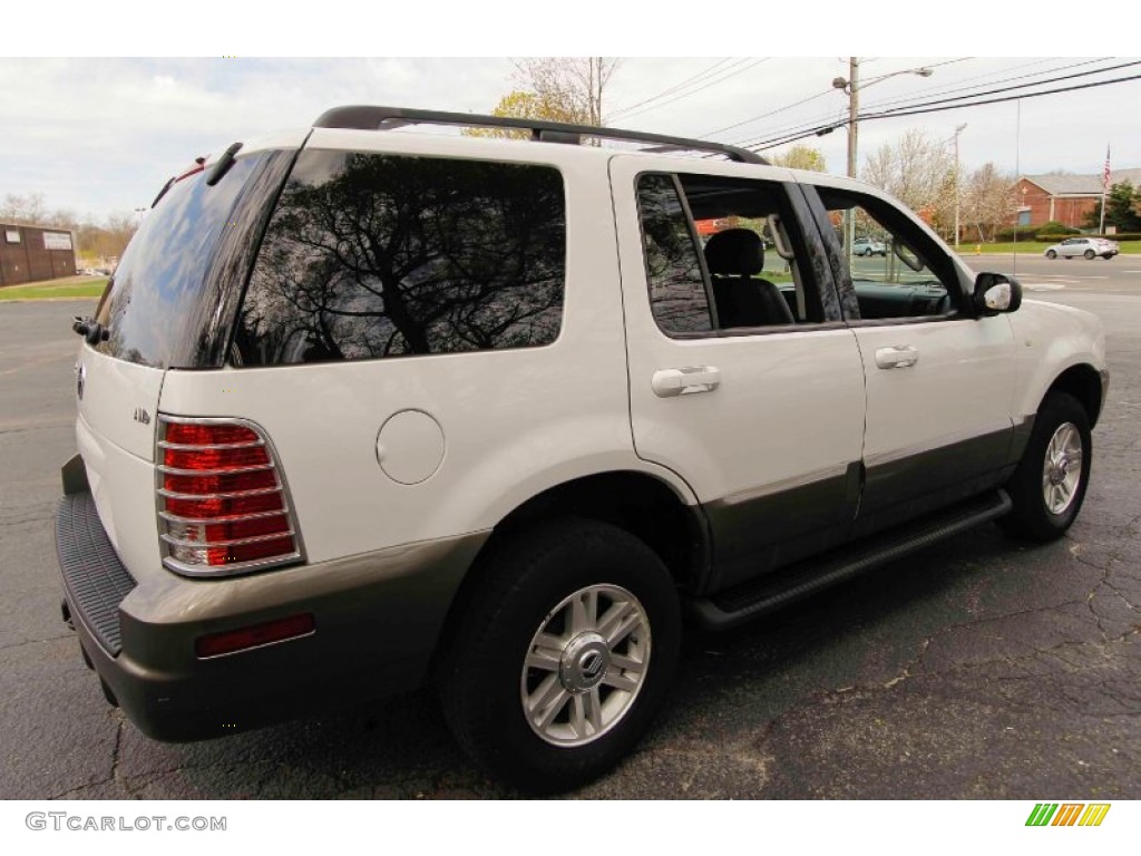 2004 Mountaineer AWD - Oxford White / Midnight Grey photo #7