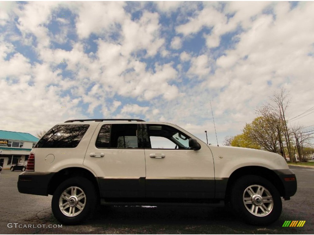 2004 Mountaineer AWD - Oxford White / Midnight Grey photo #8