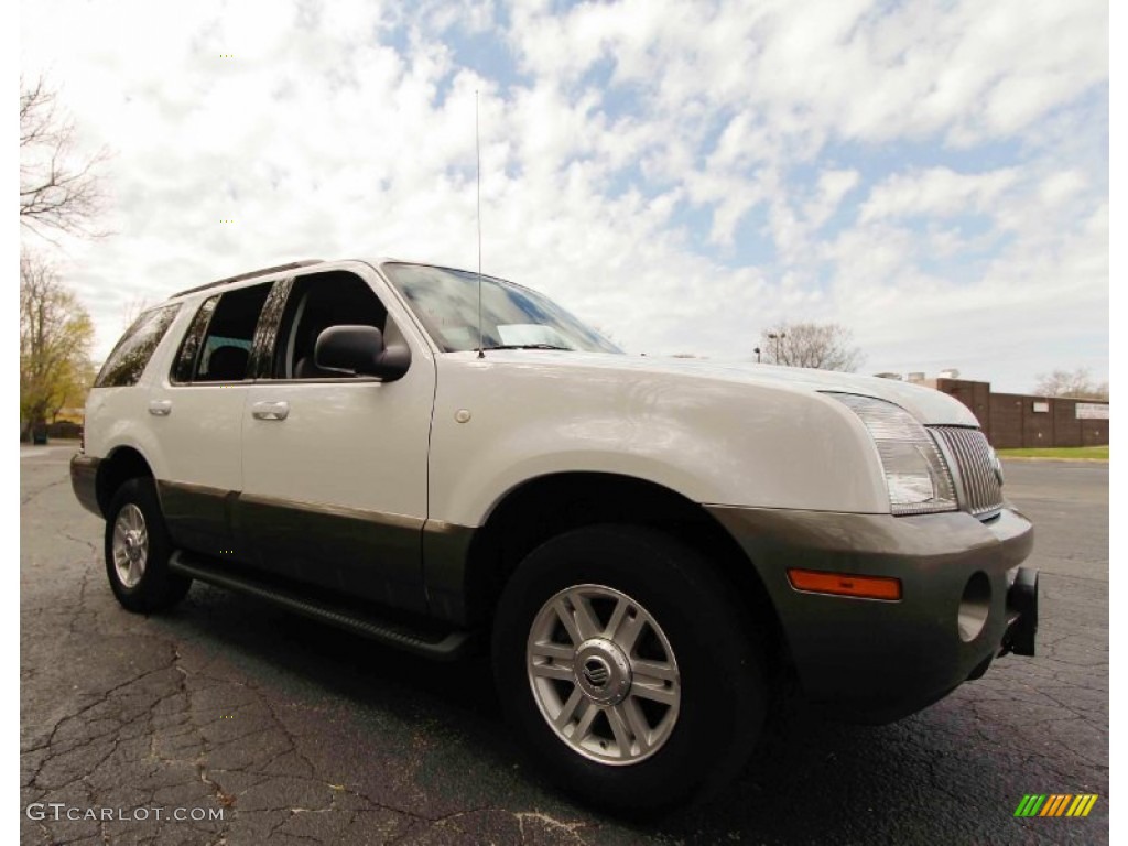 2004 Mountaineer AWD - Oxford White / Midnight Grey photo #9