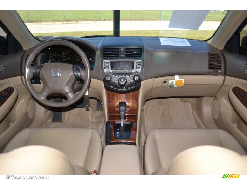 Ivory Interior 2006 Honda Accord EX-L V6 Sedan Photo #93153292