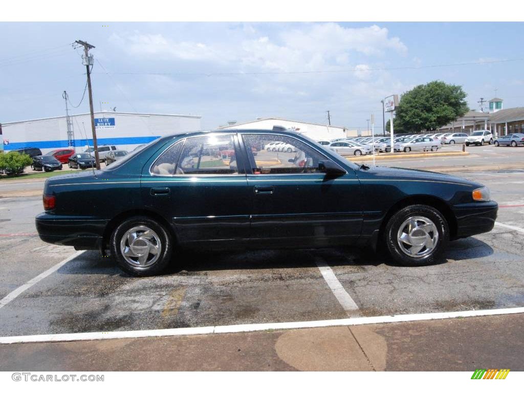 1995 Camry LE Sedan - Dark Emerald Green Metallic / Beige photo #8