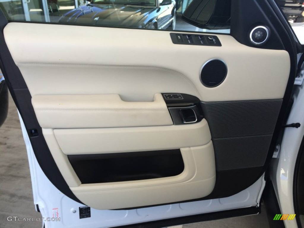 2014 Land Rover Range Rover Sport Autobiography Espresso/Ivory/Espresso Door Panel Photo #93154717
