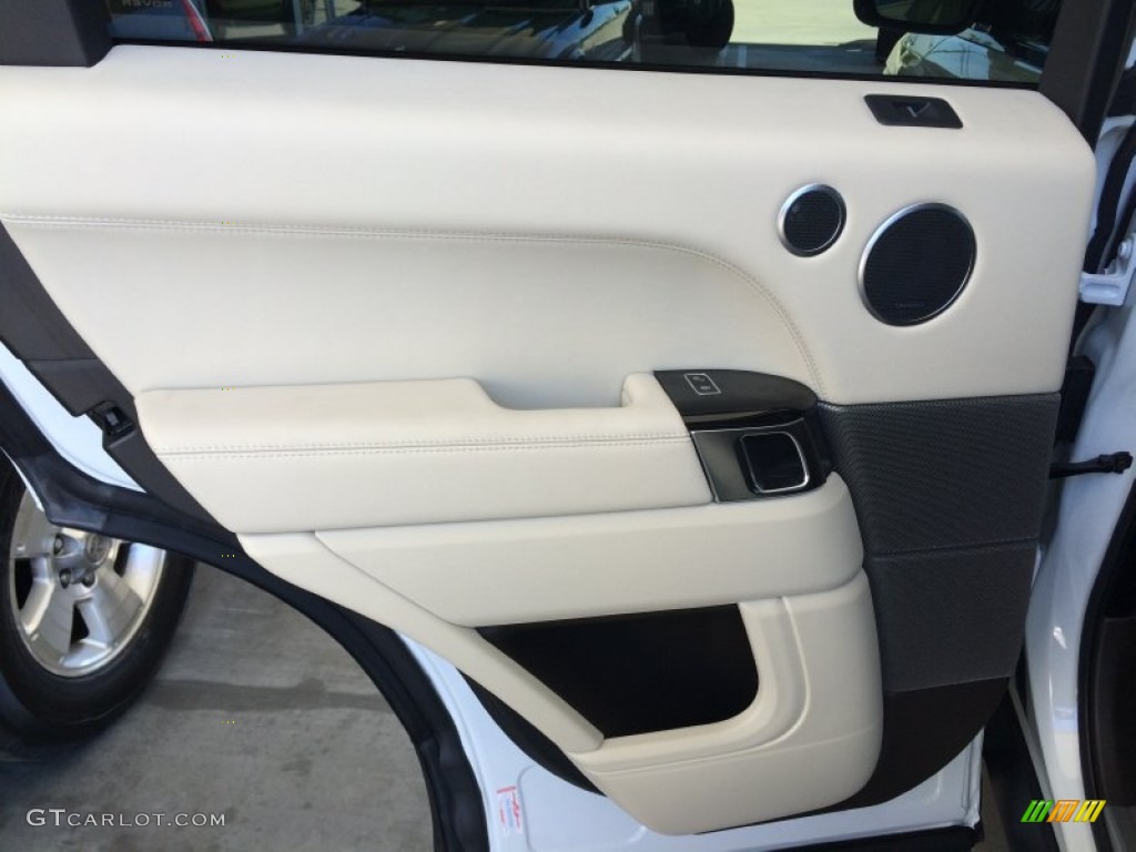 2014 Land Rover Range Rover Sport Autobiography Espresso/Ivory/Espresso Door Panel Photo #93154726