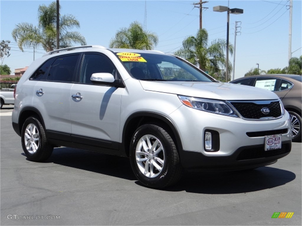 2014 Sorento LX - Bright Silver / Black photo #1