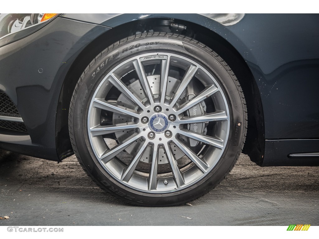 2015 S 550 Sedan - Anthracite Blue Metallic / Black photo #10